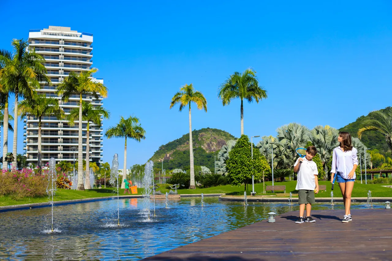 Parque de 72 mil m² no Ilha Pura