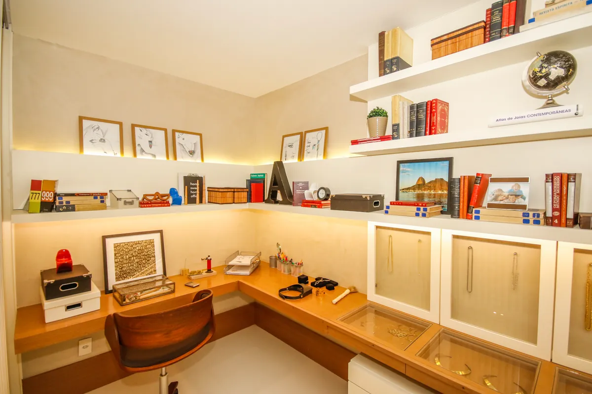 Home office do decorado do Saint Michel