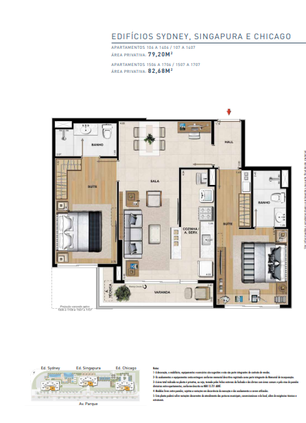Plantas colunas 6 e 7